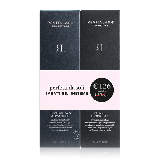 BROW DUO - RevitaBrow Advanced + Hi-Def Brow Gel clear